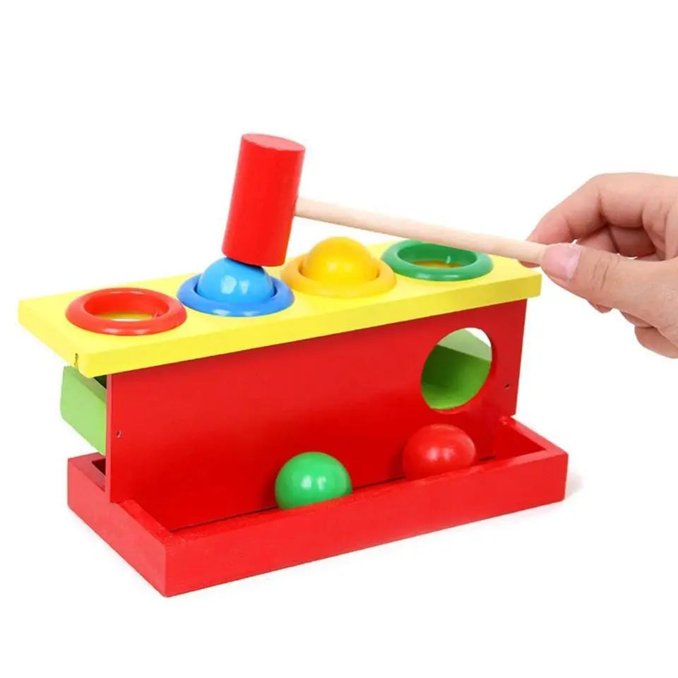 Wooden Hammering Game 4 Colors