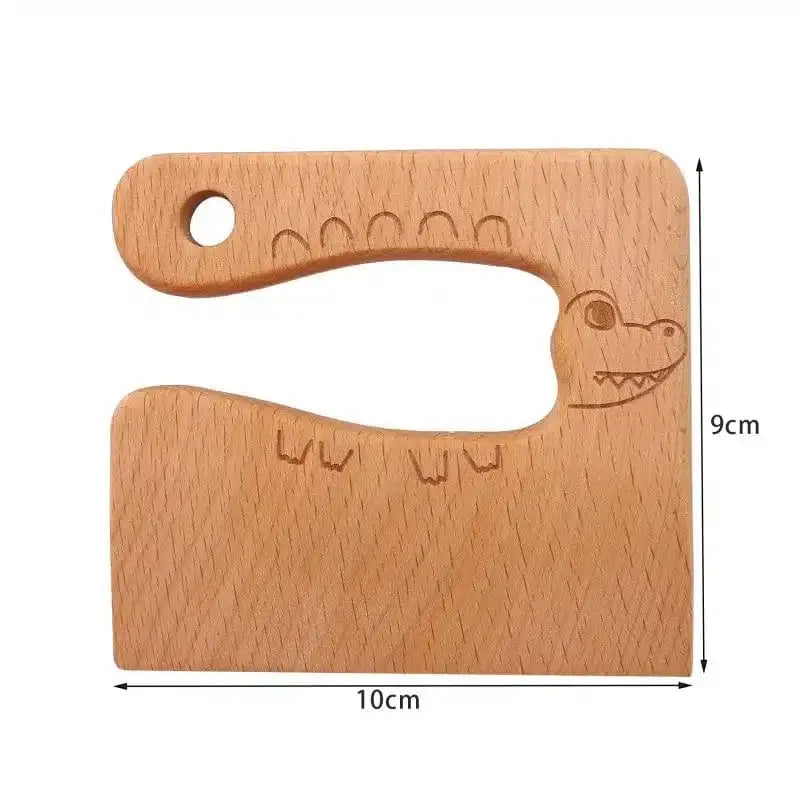 Crocodile style Wooden Knife for Children