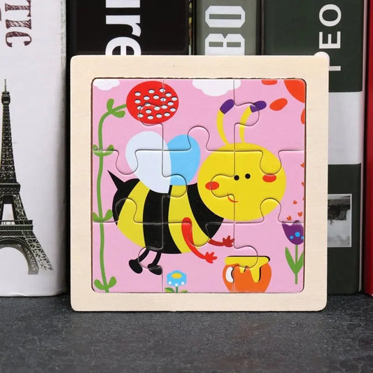 Bee Wooden Puzzle Insects