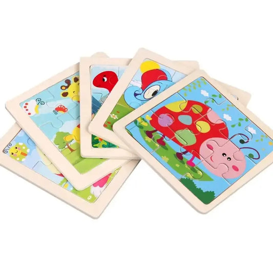 Wooden Puzzle Insects