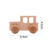 Old car Wooden Teething Ring - Cars