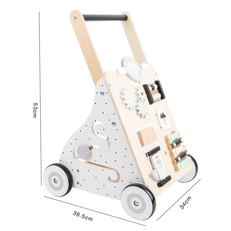 Baby walker push toy - multi-activities - Pastel colors