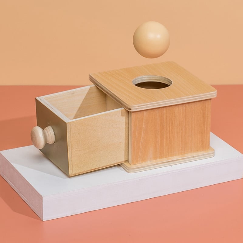 Ball Box Montessori Object Permanence Box - Balls