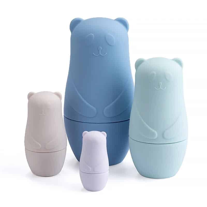 Blue 2 Silicone Little Bears