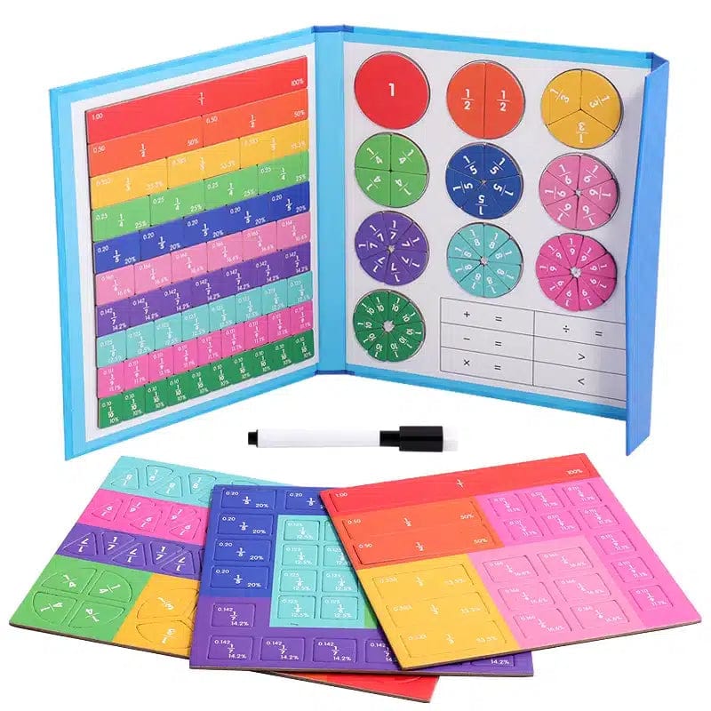 Blue Magnetic Learning Game for Fractions