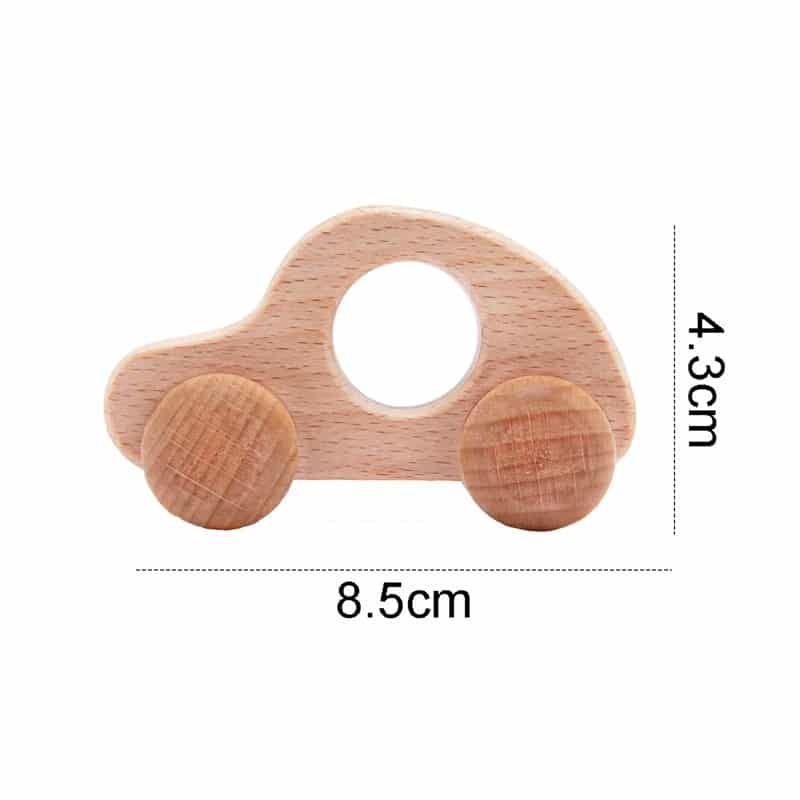 Car Wooden Teething Ring - Cars