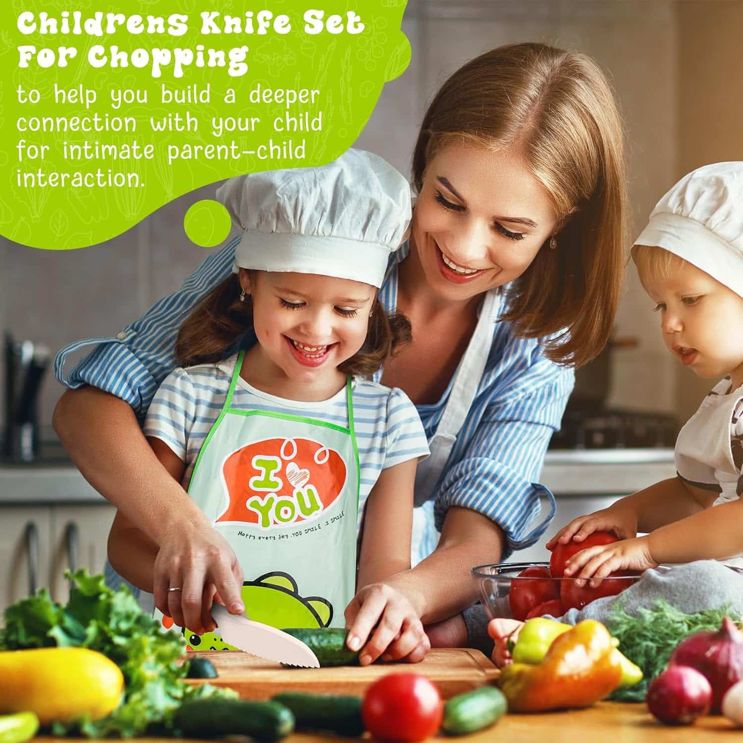 Child Knife - 13-Piece Cooking Set - From 2 Years Old