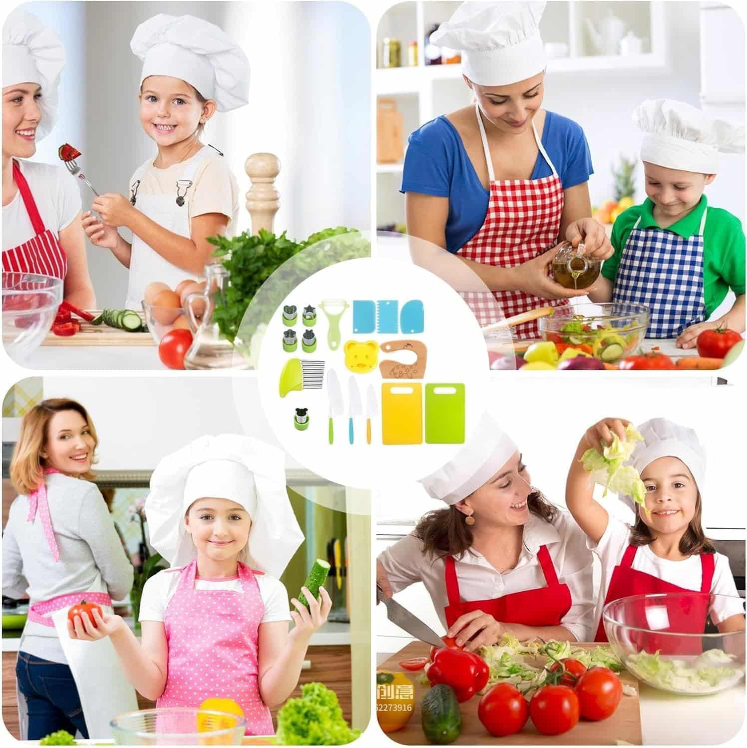 Child Knife - 13-Piece Cooking Set - From 2 Years Old