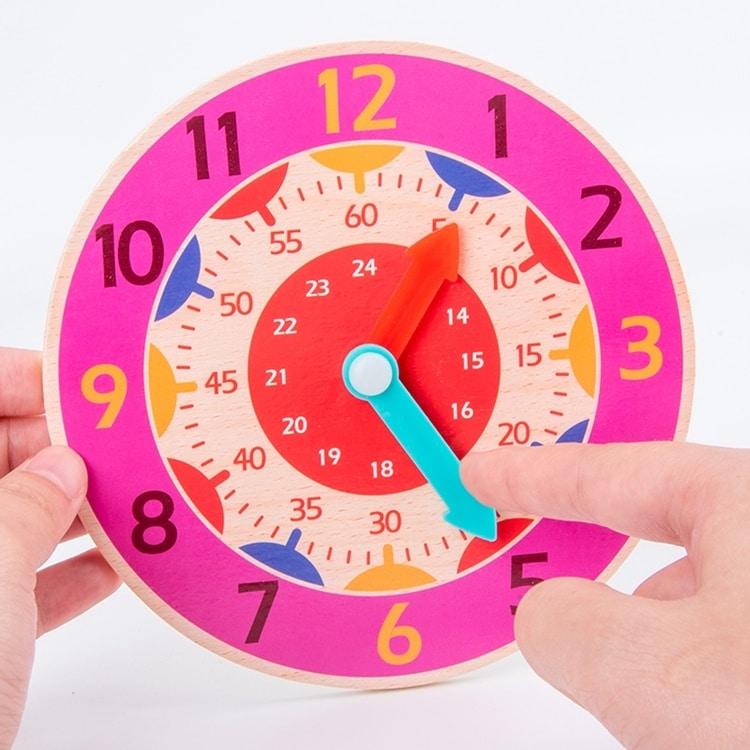 Colorful 24h Clock for Kids