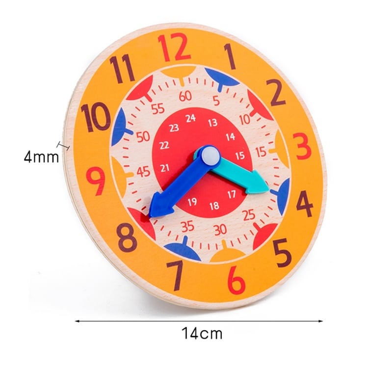 Colorful 24h Clock for Kids