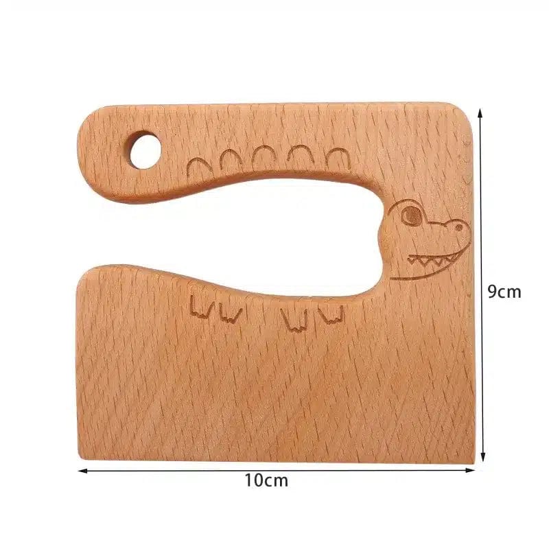 Crocodile style Wooden Knife for Children