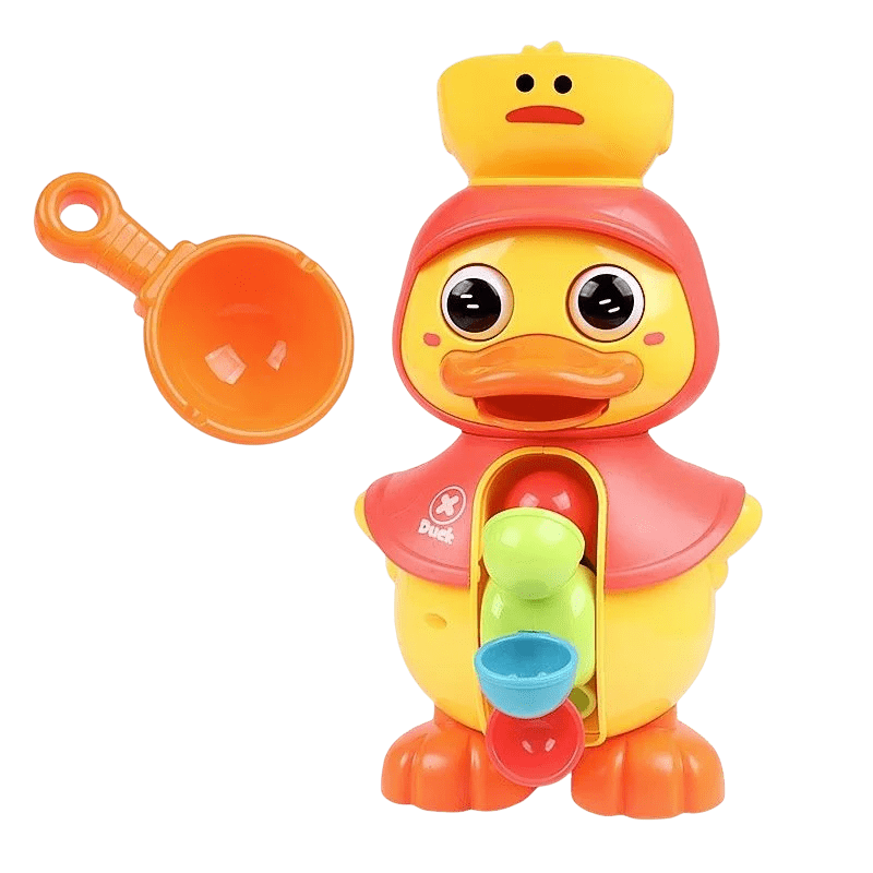 Cute Duck Shower and Bath Toy with Suction Cup