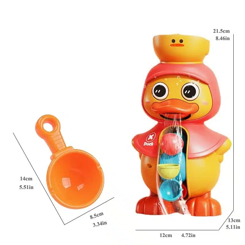 Cute Duck Shower and Bath Toy with Suction Cup