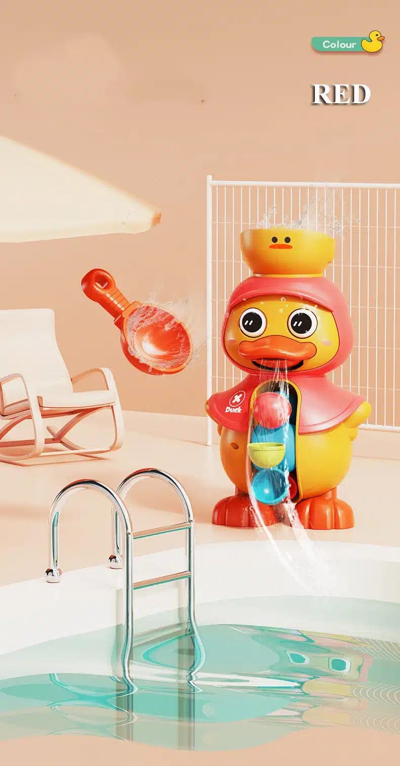 Cute Duck Shower and Bath Toy with Suction Cup