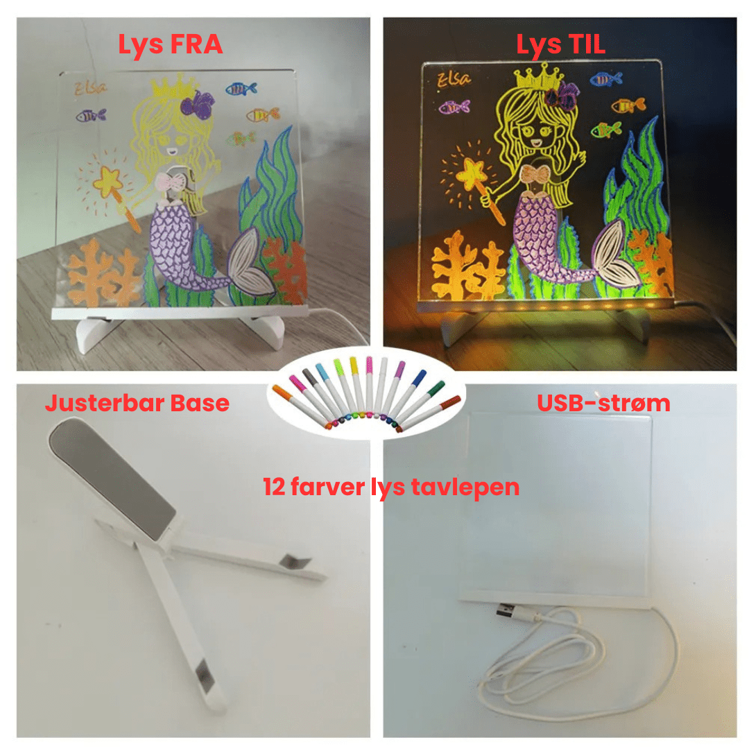 Drawing Light™ - Illuminated Imaginations - Drawing Board