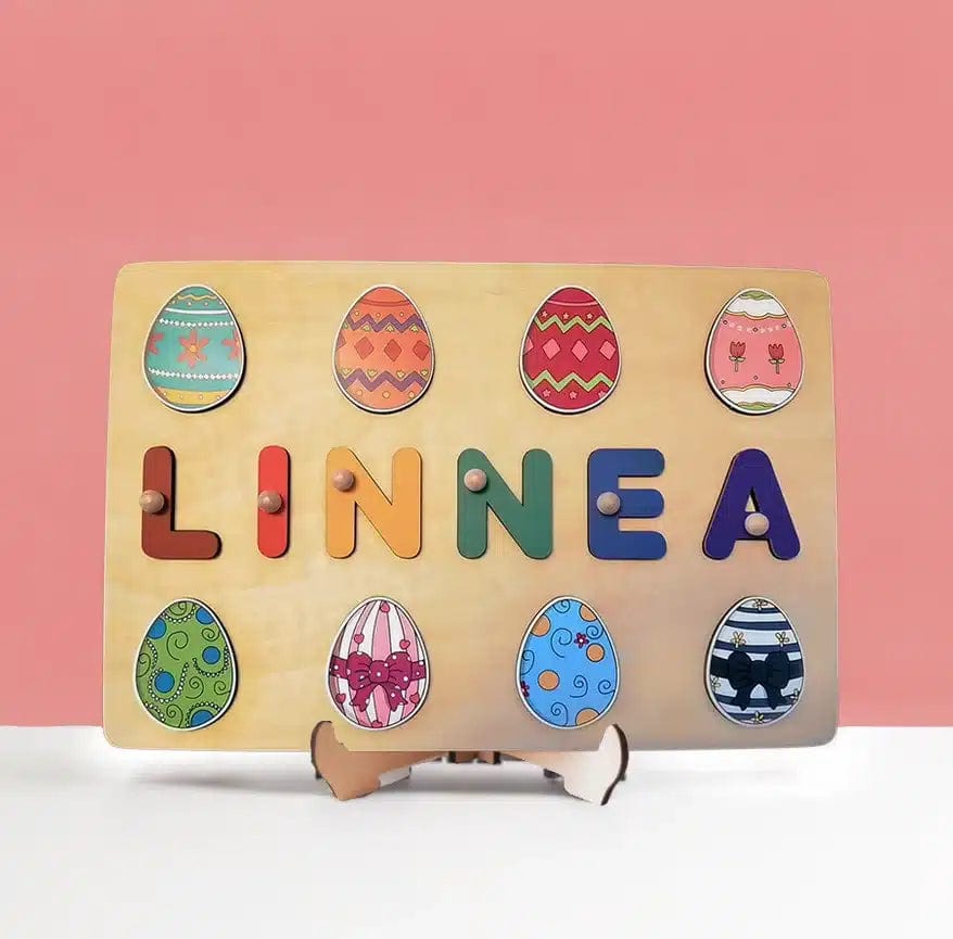 Eggs Personalized Name Puzzle - Special Easter Edition