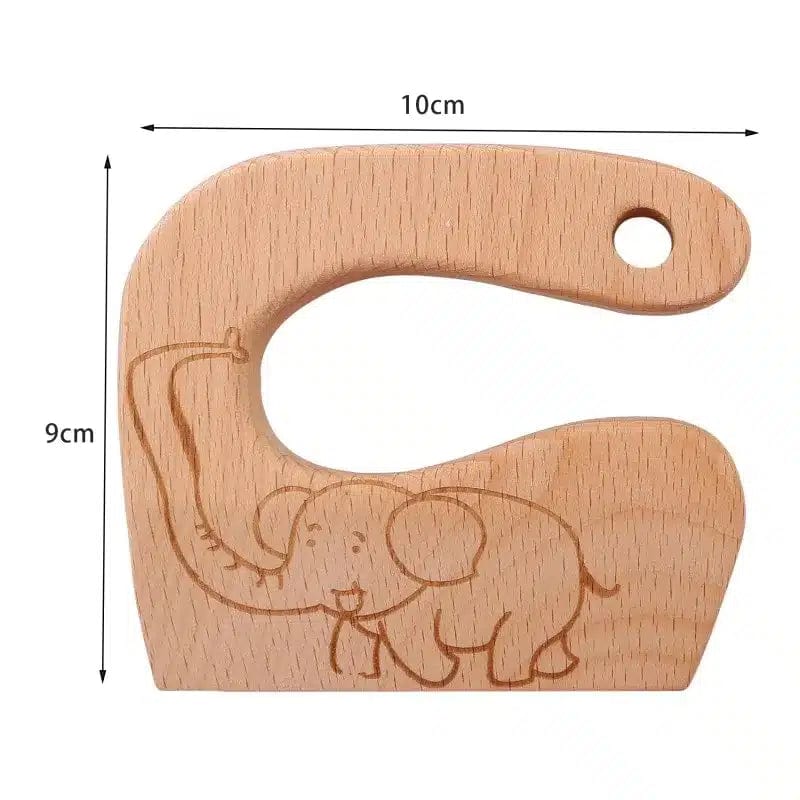 Elephant style Wooden Knife for Children