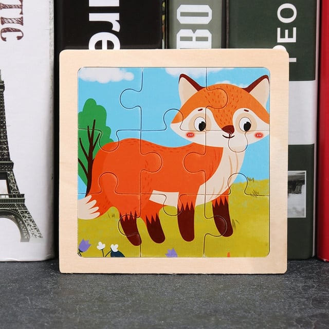 Fox Wooden Animal Puzzle