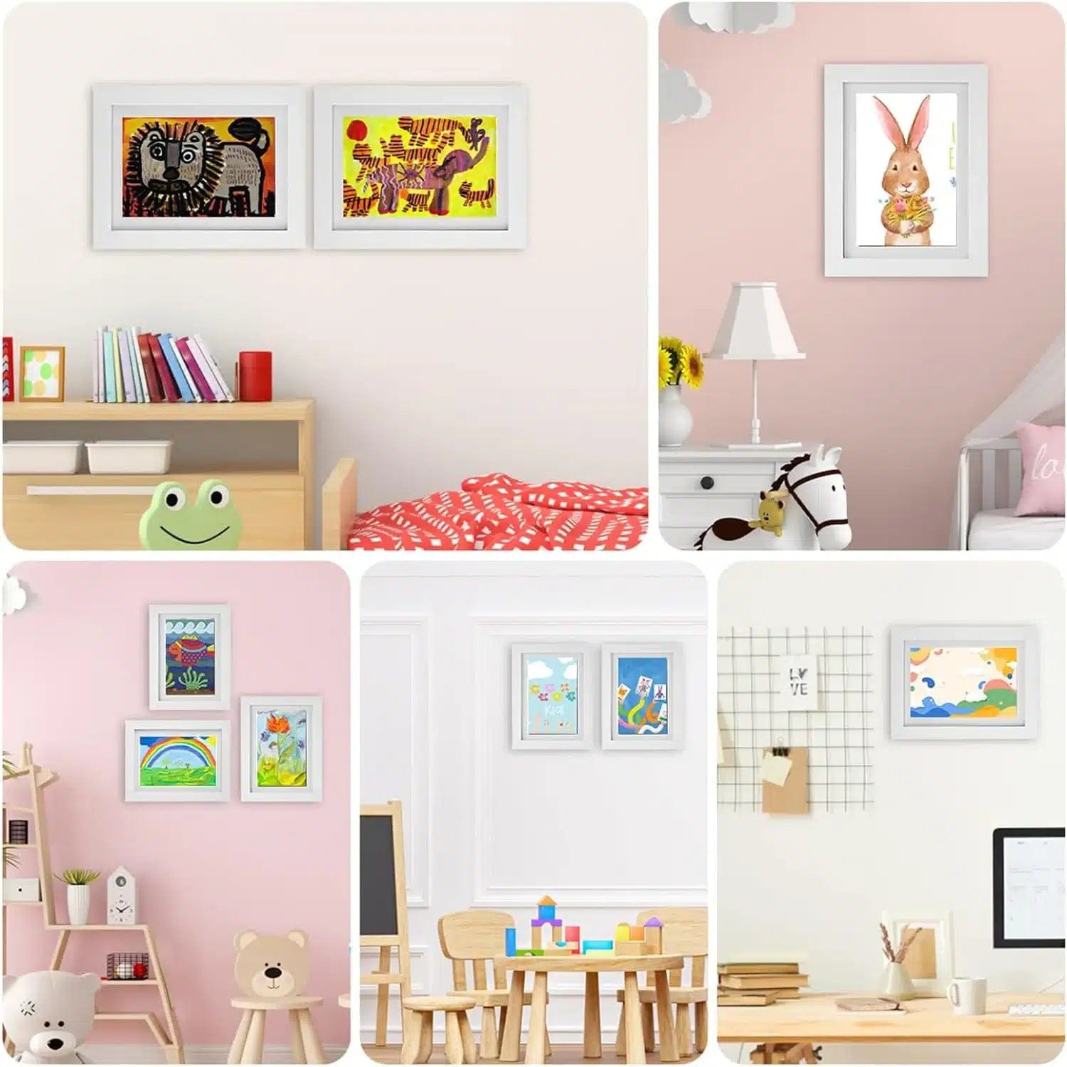 Frame for children's drawings | Store and display 150 drawings | A4 size