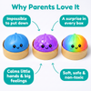 Why parents love it: mystery dumpling squishy benefits infographic