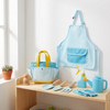 Kids Garden Tool Set - Colorful Garden Play Kit with Apron