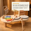 Wooden Montessori Xylophone with Wind Chimes - Educational Music Toy 3+