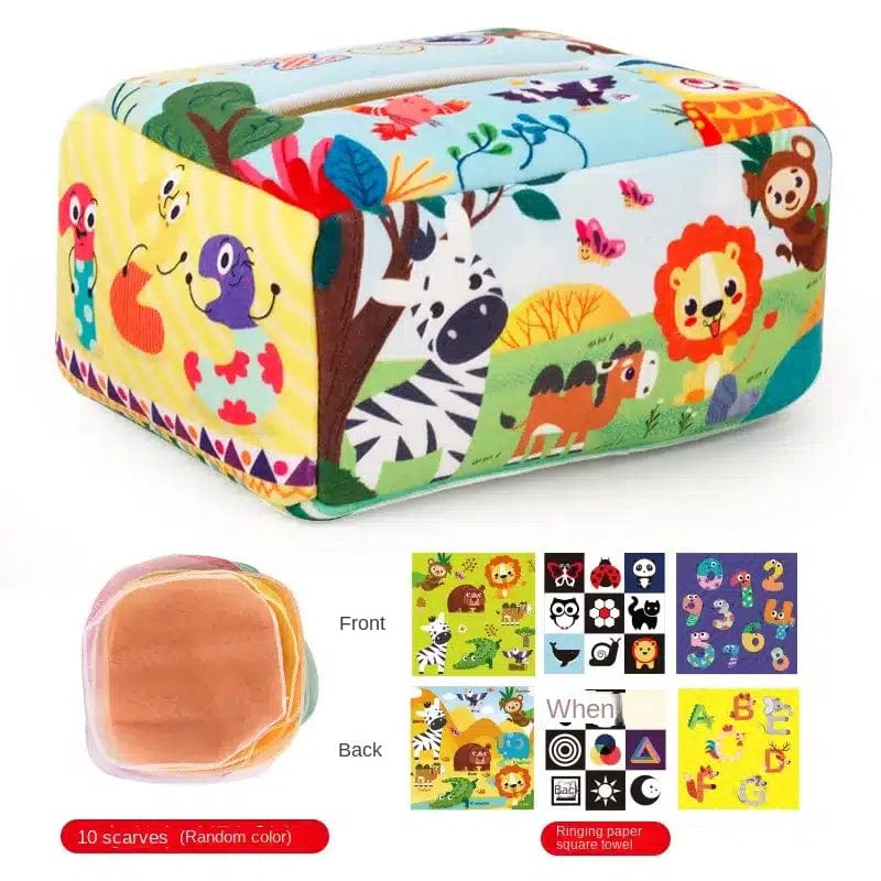 Jungle Animals Magic Tissue Box