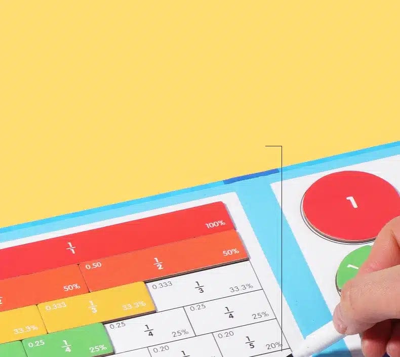 Magnetic Learning Game for Fractions