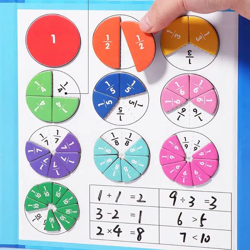 Magnetic Learning Game for Fractions