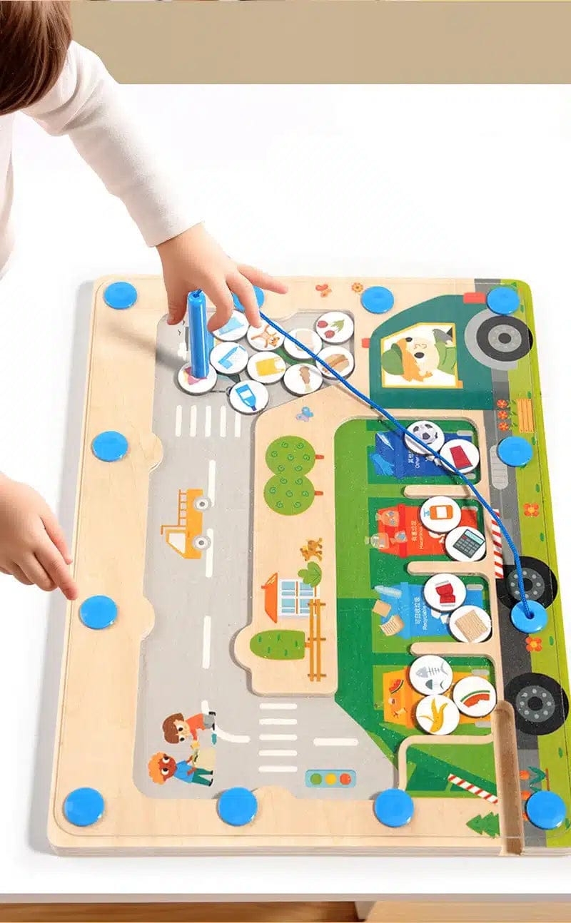 Magnetic Sorting Wooden Game for Children