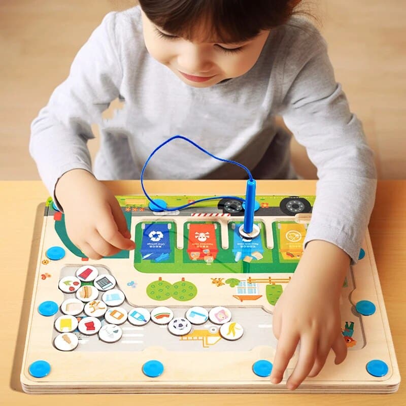 Magnetic Sorting Wooden Game for Children