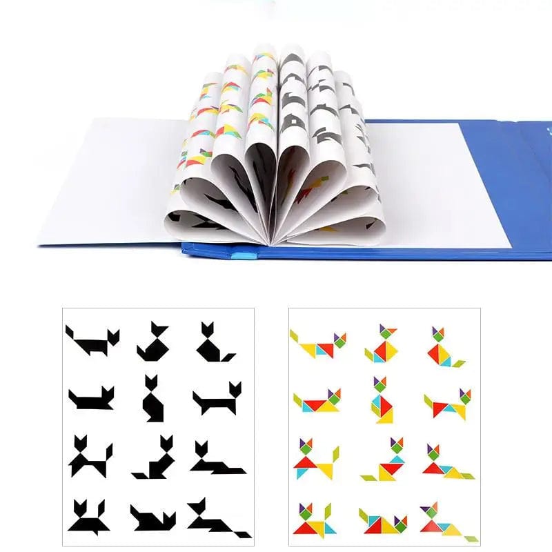 Magnetic Tangram Puzzle Book