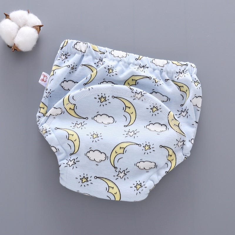 Medium / Moon-Cloud Reusable Potty Training Pants