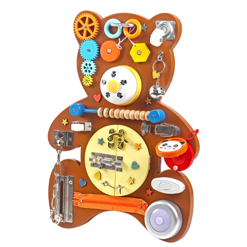 Montessori Bear Manipulation Board