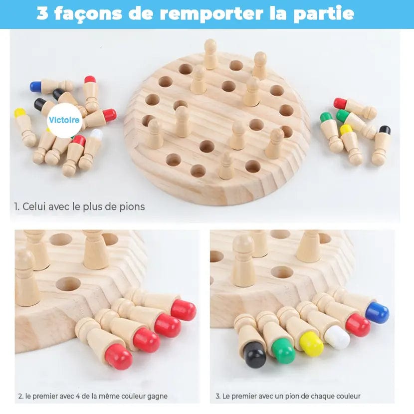 Montessori pawn game