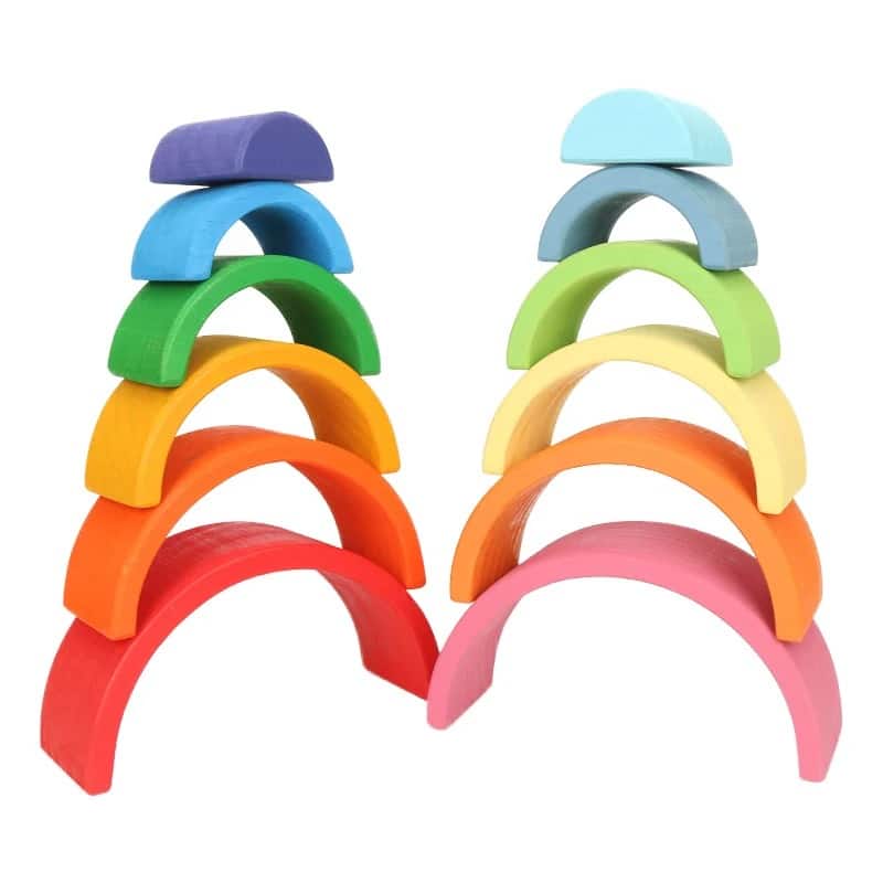 Montessori Wooden Rainbow