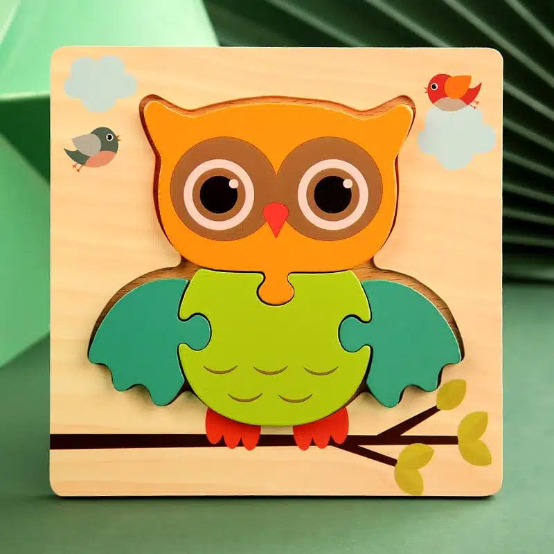 Owl 3D Wooden Puzzle Various Designs