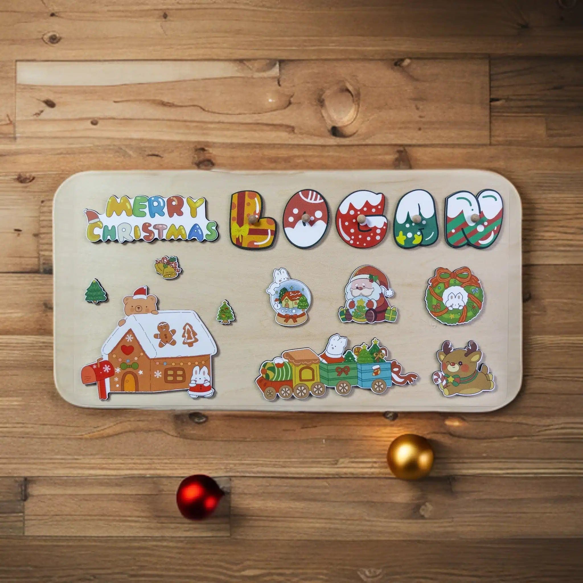 Personalized Christmas Puzzle for Kids