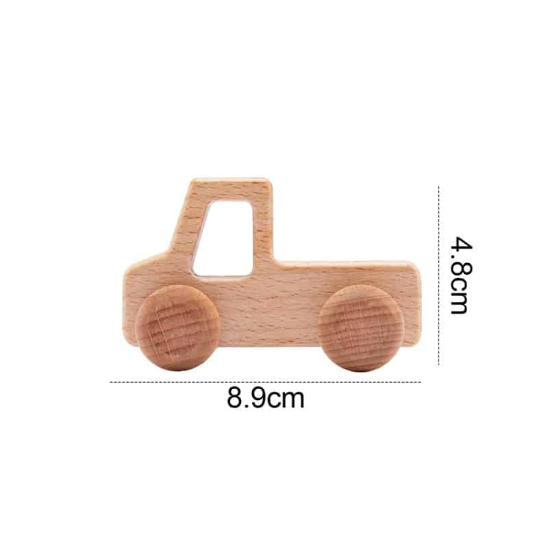 Pick-Up Wooden Teething Ring - Cars