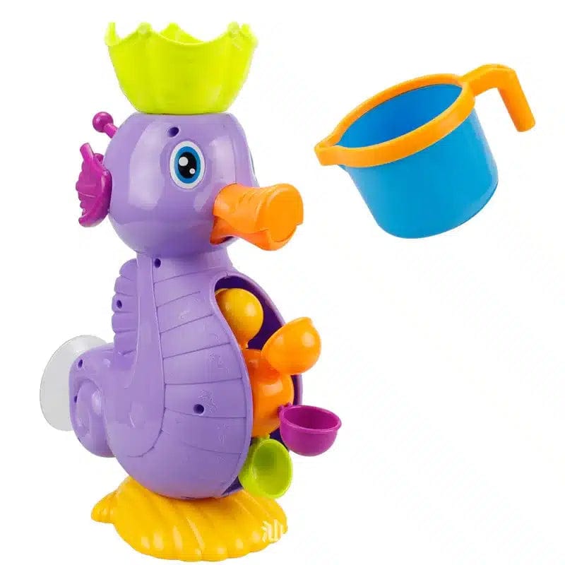 Seahorse Bath Toy Spillway to Hang on the Bathtub