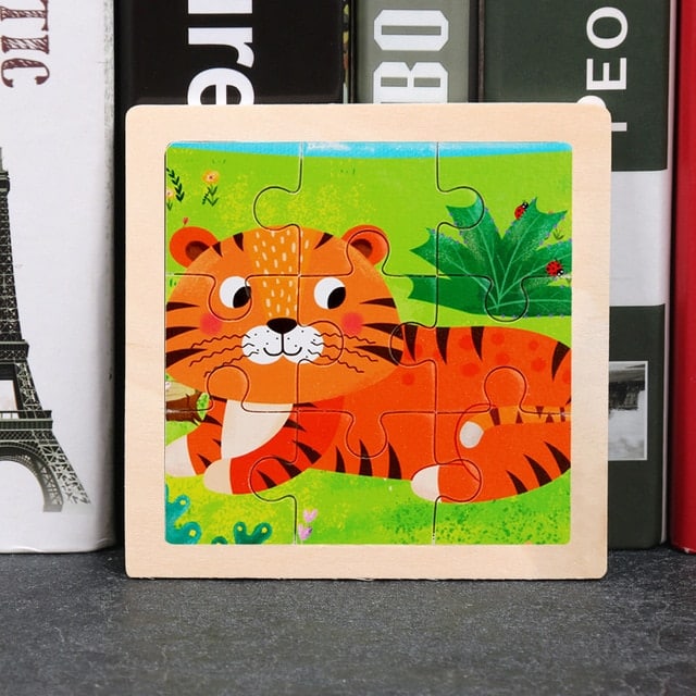 Tiger Wooden Animal Puzzle