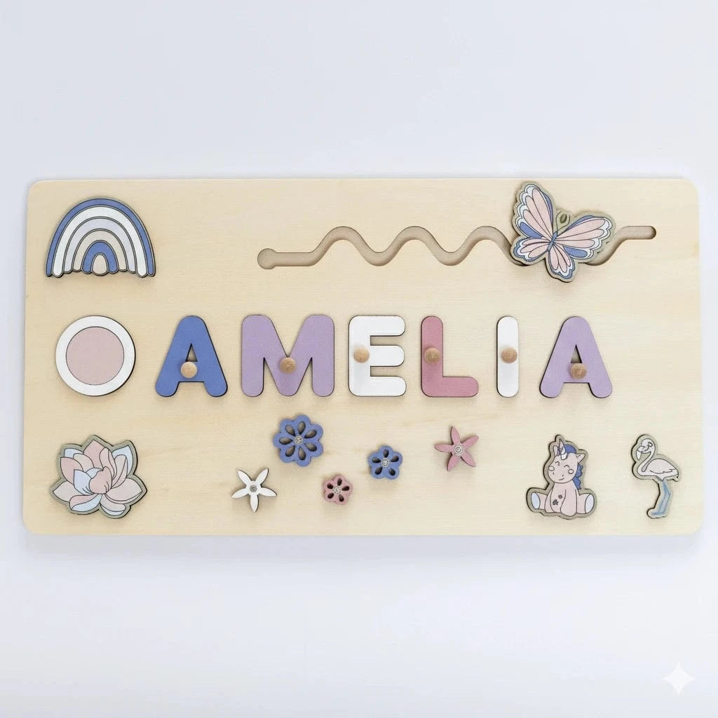 Violet Personalized Name Puzzle - Custom Made for Your Child