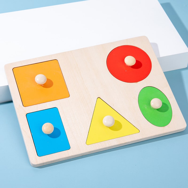 Wooden Geometric Shapes Puzzle